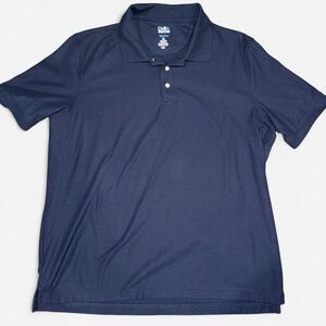 Croft & Barrow Navy Blue Short Sleeve Polo Shirt SIZE XXL